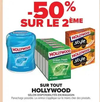 Promotion Exclusives de 3
            
        
        Hollywood : Découvrez l'Offre incontournable
