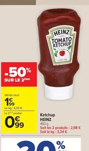 Promotion Exclusives de 2
            
        
        Heinz : Découvrez l'Offre incontournable