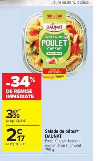 Promotion Exclusives de 1
            
        
        Salade de pâtes : Découvrez l'Offre incontournable