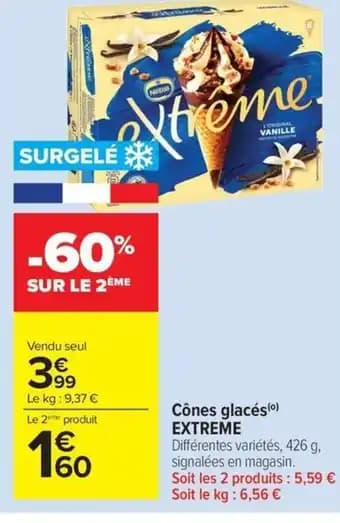 Promotion Exclusives de 20
            
        
        Glaces : Découvrez l'Offre incontournable