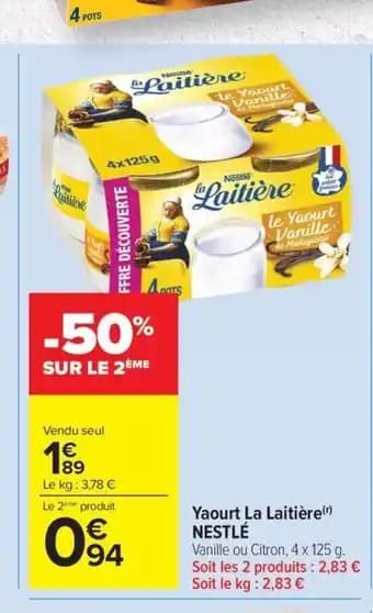 Promotion Exclusives de 7
            
        
        Nestle la laitière : Découvrez l'Offre incontournable