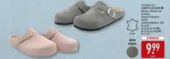 UP2FASHION L&D Sabots en daim