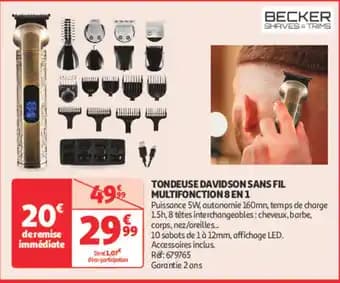 Promotion Exclusives de 7
Tondeuse : Découvrez l'Offre incontournable