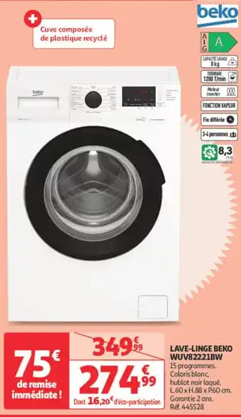Promotion Exclusives de 68
Lave-linge : Découvrez l'Offre incontournable