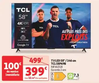 TCL Tvled 58"/146 cm tcl 58p69b