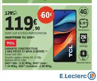 Promotion Exclusives de 10
TCL : Découvrez l'Offre incontournable