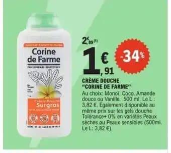 Promotion Exclusives de 2
Corine de farme : Découvrez l'Offre incontournable