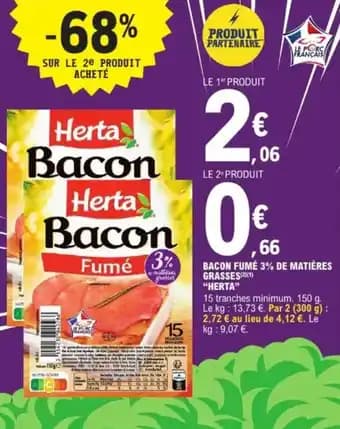 Promotion Exclusives de 6
Bacon : Découvrez l'Offre incontournable