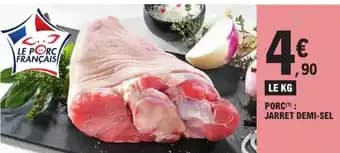 Porc jarret demi-sel 1 kg