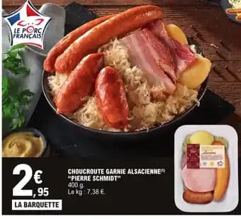 "PIERRE SCHMIDT" Choucroute garnie alsacienne 400 g