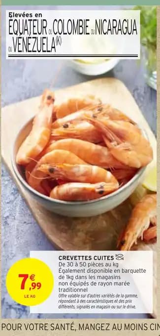 Promotion Exclusives de 27
Crevettes : Découvrez l'Offre incontournable