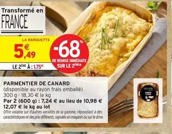 Promotion Exclusives de 18
Parmentier : Découvrez l'Offre incontournable