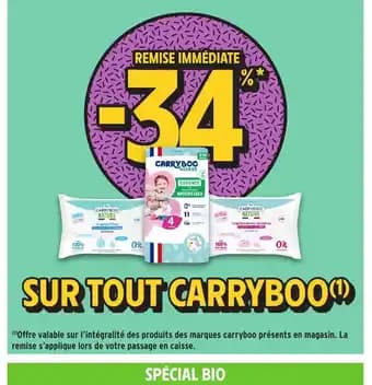 Promotion Exclusives de 2
Carryboo : Découvrez l'Offre incontournable