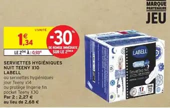 Promotion Exclusives de 6
Serviettes hygiéniques : Découvrez l'Offre incontournable