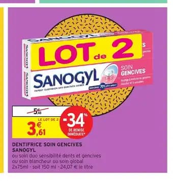 Promotion Exclusives de 1
Sanogyl : Découvrez l'Offre incontournable