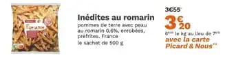 Promotion Exclusives de 2
Romarin : Découvrez l'Offre incontournable