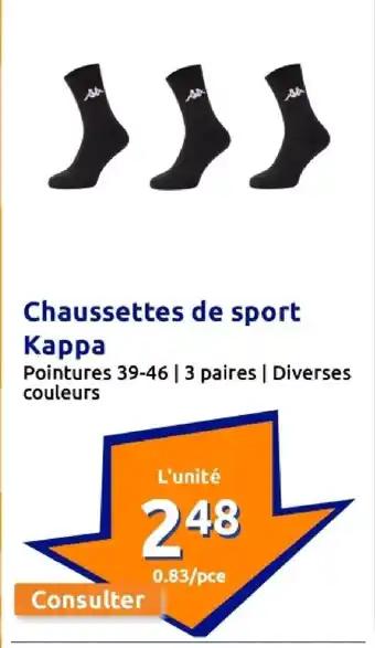 Promotion Exclusives de 1
Kappa : Découvrez l'Offre incontournable