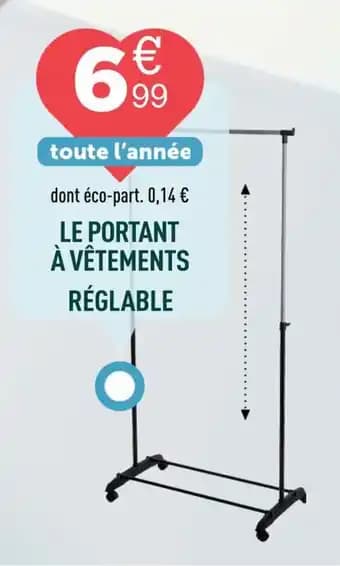 Promotion Exclusives de 5
Portant vetements : Découvrez l'Offre incontournable