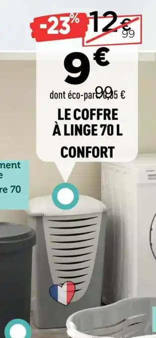Le coffre à linge confort