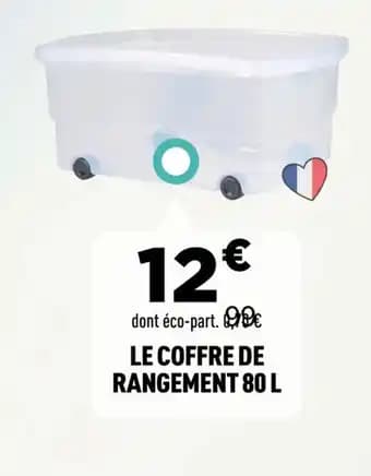 Le coffre de rangement