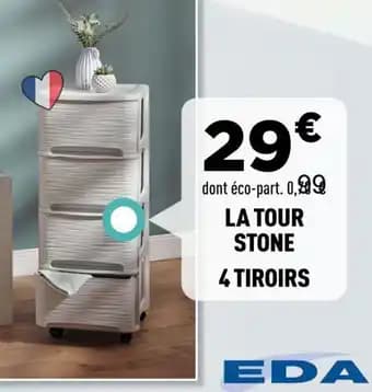 EDA La tour stone 4 tiroirs