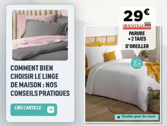 Parure + 2 taies d'oreiller