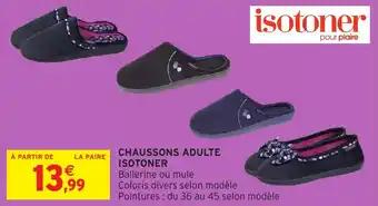 Promotion Exclusives de 1
Chaussons adulte : Découvrez l'Offre incontournable