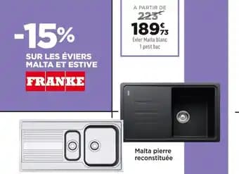 Promotion Exclusives de 8
            
        
        Évier : Découvrez l'Offre incontournable