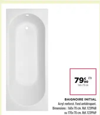 Promotion Exclusives de 2
            
        
        Baignoire : Découvrez l'Offre incontournable