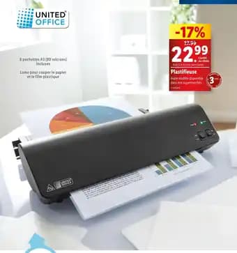 Promotion Exclusives de 2
Plastifieuse : Découvrez l'Offre incontournable