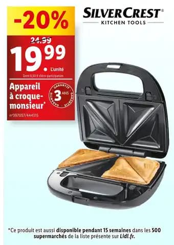 Promotion Exclusives de 2
À croque monsieur : Découvrez l'Offre incontournable