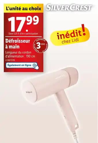 SilverCrest Défroisseur à main