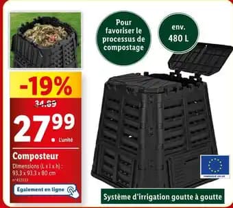 Promotion Exclusives de 2
Composteur : Découvrez l'Offre incontournable