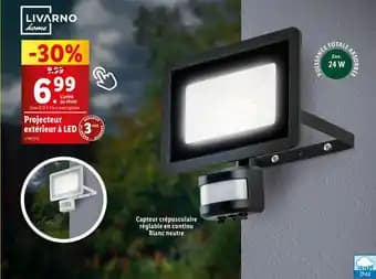 LIVARNO HOME Projecteur extérieur à LED
