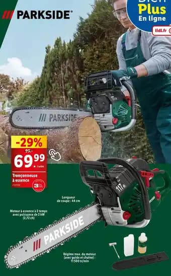 PARKSIDE® Tronçonneuse à essence