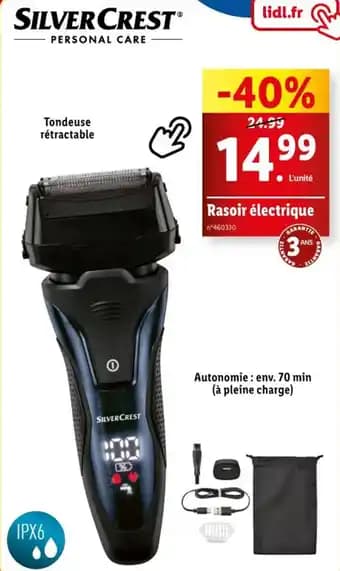SILVERCREST® Rasoir électrique