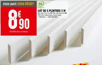 Promotion Exclusives de 1
Plinthes : Découvrez l'Offre incontournable