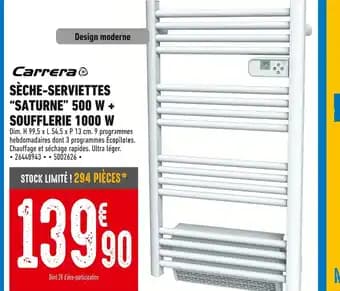 Promotion Exclusives de 9
Sèche-serviettes : Découvrez l'Offre incontournable