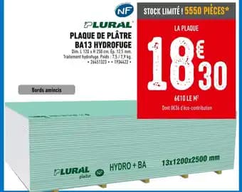 Promotion Exclusives de Plaque ba13 hydrofuge : Découvrez l'Offre incontournable