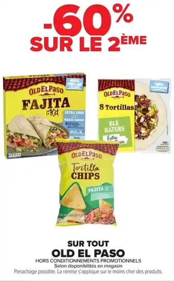 OLD EL PASO Sur tout