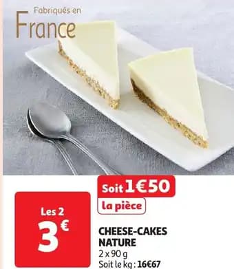 Cheese-cakes nature 2 x 90 g
