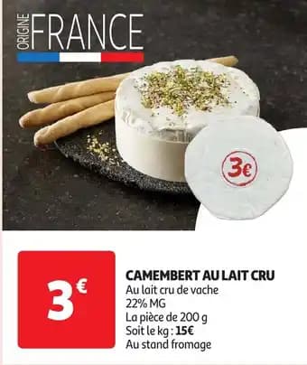 Promotion Exclusives de 20
Camembert : Découvrez l'Offre incontournable