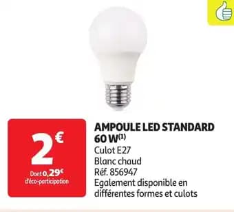 Promotion Exclusives de 3
Ampoule led : Découvrez l'Offre incontournable