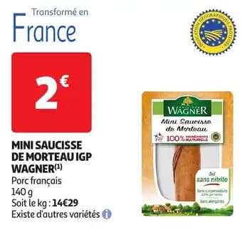 Promotion Exclusives de 10
Saucisse de morteau : Découvrez l'Offre incontournable