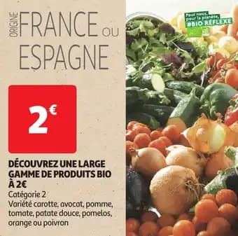 Découvrez une large gamme de produits bio à