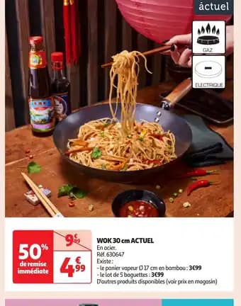 Promotion Exclusives de 4
            
        
        Wok : Découvrez l'Offre incontournable