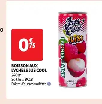 Promotion Exclusives de 1
            
        
        Jus cool : Découvrez l'Offre incontournable