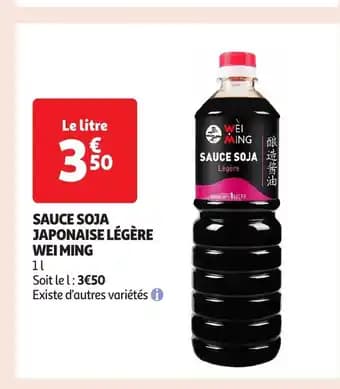 WEI MING Sauce soja japonaise légère 1 l