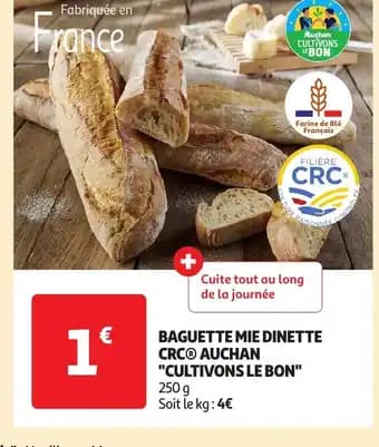 Promotion Exclusives de 15
Baguette : Découvrez l'Offre incontournable