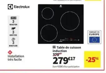 Promotion Exclusives de 12
Table de cuisson : Découvrez l'Offre incontournable